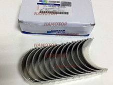 Вкладыши шатунные DOOSAN DB58TIS. 65.02410-6003. 65024106083 65.02410-6083 STD